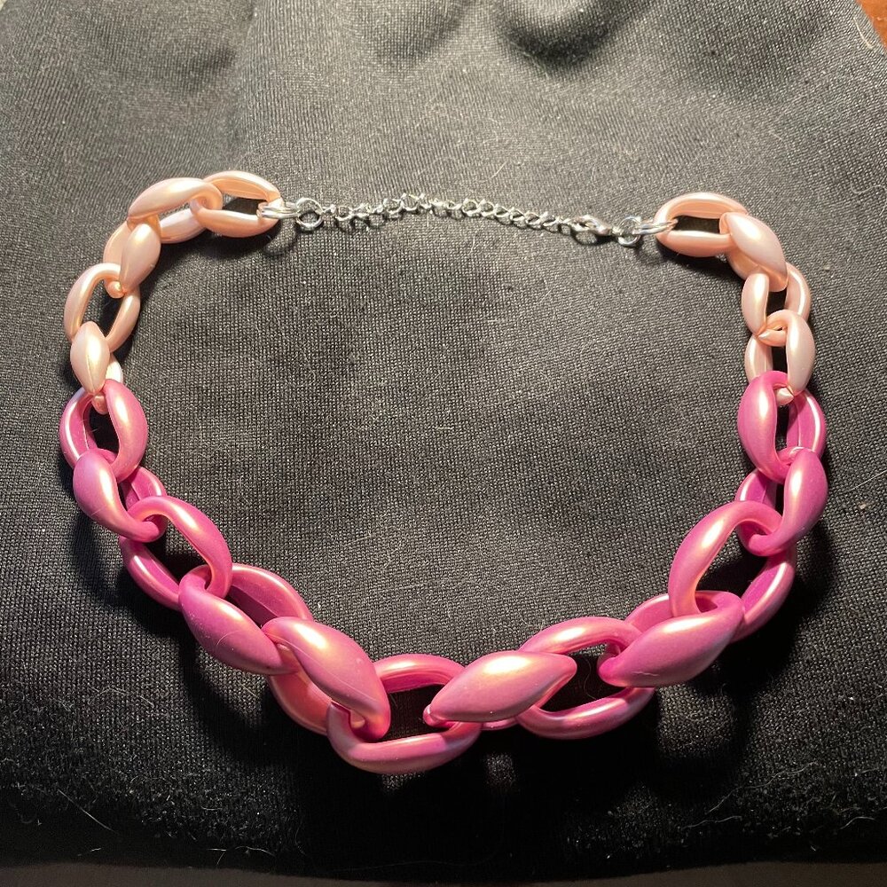 Pink Chain Necklace